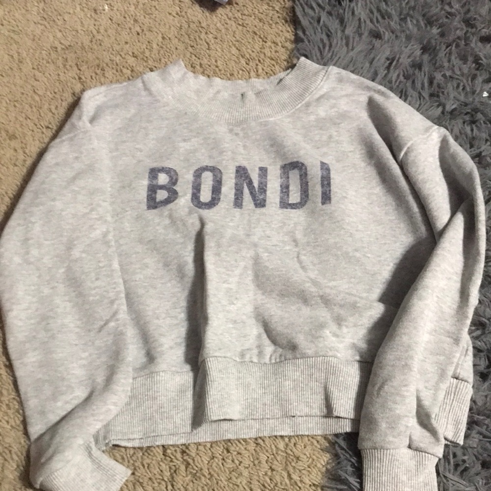 gray sweater